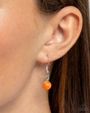 Change of Country - Orange Necklace - Paparazzi Accessories Necklace Bedazzle Me Pretty Mobile Fashion Boutique