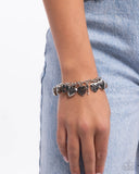 Charming Change -Silver Bracelet - Paparazzi Accessories Bracelet Bedazzle Me Pretty Mobile Fashion Boutique
