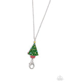 Charming Christmas - Multi Lanyard - Paparazzi Accessories Lanyard Bedazzle Me Pretty Mobile Fashion Boutique