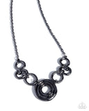 Chic Concert - Black Necklace - Paparazzi Accessories Necklace Bedazzle Me Pretty Mobile Fashion Boutique