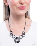 Chic Concert - Black Necklace - Paparazzi Accessories Necklace Bedazzle Me Pretty Mobile Fashion Boutique