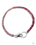Chic Connection - Red Necklace - Paparazzi Accessories Necklace Bedazzle Me Pretty Mobile Fashion Boutique