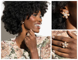 Chiseled Casino Brown Complete Look  - Paparazzi Accessories Bedazzle Me Pretty Mobile Fashion Boutique