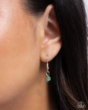 Chiseled Confidence - Green Necklace - Paparazzi Accessories Necklace Bedazzle Me Pretty Mobile Fashion Boutique