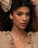 Chiseled Confidence - Pink Necklace - Paparazzi Accessories Necklace Bedazzle Me Pretty Mobile Fashion Boutique