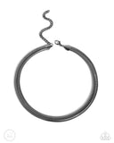 Choker Of The Century - Black Necklace - Paparazzi Accessories Necklace Bedazzle Me Pretty Mobile Fashion Boutique