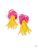 Cinderella Charisma - Multi Post Earrings - Paparazzi Accessories Post Earrings Bedazzle Me Pretty Mobile Fashion Boutique