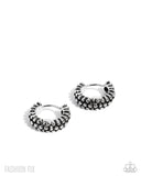 Classic Character - Silver Earrings - Paparazzi Accessories Earrings Bedazzle Me Pretty Mobile Fashion Boutique