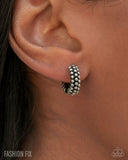 Classic Character - Silver Earrings - Paparazzi Accessories Earrings Bedazzle Me Pretty Mobile Fashion Boutique