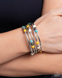 Classic Cowboy - Yellow Bracelet - Paparazzi Accessories Bracelet Bedazzle Me Pretty Mobile Fashion Boutique