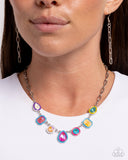 Classy Character - Blue Necklace - Paparazzi Accessories Necklace Bedazzle Me Pretty Mobile Fashion Boutique