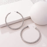 Classy Condition - White Earrings - Paparazzi Accessories Earrings Bedazzle Me Pretty Mobile Fashion Boutique