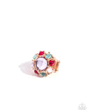 Clear Comfort - Copper Ring - Paparazzi Accessories Ring Bedazzle Me Pretty Mobile Fashion Boutique