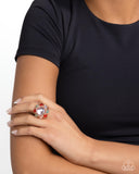 Clear Comfort - Copper Ring - Paparazzi Accessories Ring Bedazzle Me Pretty Mobile Fashion Boutique