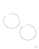 Closer To Chic - Silver Earrings - Paparazzi Accessories Earrings Bedazzle Me Pretty Mobile Fashion Boutique
