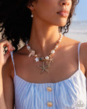 Coastal Cameo - Multi Necklace - Paparazzi Accessories Necklace Bedazzle Me Pretty Mobile Fashion Boutique