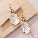 Coastal Candidate - Blue Earrings - Paparazzi Accessories Earrings Bedazzle Me Pretty Mobile Fashion Boutique