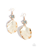 Coastal Candidate - Blue Earrings - Paparazzi Accessories Earrings Bedazzle Me Pretty Mobile Fashion Boutique