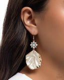 Coastal Candidate - Blue Earrings - Paparazzi Accessories Earrings Bedazzle Me Pretty Mobile Fashion Boutique