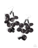 Coastal Century - Black Earrings - Paparazzi Accessories Earrings Bedazzle Me Pretty Mobile Fashion Boutique