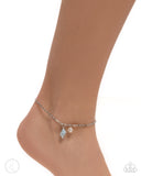 Coastal Character - Blue Anklet - Paparazzi Accessories Anklet Bedazzle Me Pretty Mobile Fashion Boutique