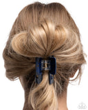Coastal Clip - Blue Hair Clip - Paparazzi Accessories Hair Clip Bedazzle Me Pretty Mobile Fashion Boutique