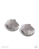 Coastal Clique - Silver Post Earrings - Paparazzi Accessories Post Earrings Bedazzle Me Pretty Mobile Fashion Boutique