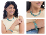 Coastal Shelf - Blue Complete Look  - Paparazzi Accessories Bedazzle Me Pretty Mobile Fashion Boutique