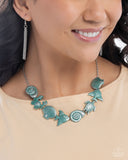 Coastal Shelf - Blue Complete Look  - Paparazzi Accessories Bedazzle Me Pretty Mobile Fashion Boutique