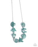 Coastal Shelf - Blue Complete Look  - Paparazzi Accessories Bedazzle Me Pretty Mobile Fashion Boutique