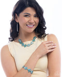 Coastal Shelf - Blue Complete Look  - Paparazzi Accessories Bedazzle Me Pretty Mobile Fashion Boutique