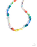 Colored Can-Can - Multi Necklace - Paparazzi Accessories Necklace Bedazzle Me Pretty Mobile Fashion Boutique