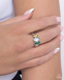 Colored Character - Yellow Ring - Paparazzi Accessories Ring Bedazzle Me Pretty Mobile Fashion Boutique