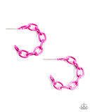 Colorful Cameo - Pink Earrings - Paparazzi Accessories Earrings Bedazzle Me Pretty Mobile Fashion Boutique