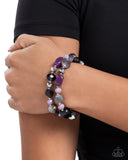 Colorful Captain - Purple Bracelet - Paparazzi Accessories Bracelet Bedazzle Me Pretty Mobile Fashion Boutique