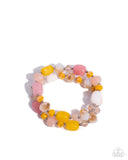 Colorful Captain - Yellow Bracelet - Paparazzi Accessories Bracelet Bedazzle Me Pretty Mobile Fashion Boutique