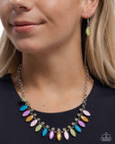 Colorful Citation - Multi Necklace - Paparazzi Accessories Necklace Bedazzle Me Pretty Mobile Fashion Boutique