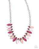 Colorful Citation - Pink Necklace - Paparazzi Accessories Necklace Bedazzle Me Pretty Mobile Fashion Boutique