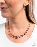 Colorful Countess - Multi Necklace - Paparazzi Accessories Necklace Bedazzle Me Pretty Mobile Fashion Boutique
