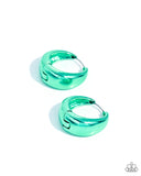 Colorful Curiosity - Green Earrings - Paparazzi Accessories Earrings Bedazzle Me Pretty Mobile Fashion Boutique