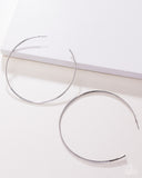 Colossal Couture - Silver Earrings - Paparazzi Accessories Earrings Bedazzle Me Pretty Mobile Fashion Boutique
