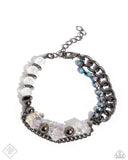 Commanding Capability - Blue Bracelet - Paparazzi Accessories Bracelet Bedazzle Me Pretty Mobile Fashion Boutique