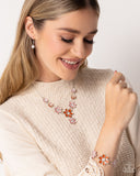 Compatible Class - Orange Complete Look  - Paparazzi Accessories Bedazzle Me Pretty Mobile Fashion Boutique