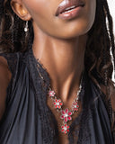 Compatibly Chic - Red Complete Look  - Paparazzi Accessories Bedazzle Me Pretty Mobile Fashion Boutique