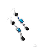 Complete Charisma - Black Earrings - Paparazzi Accessories Earrings Bedazzle Me Pretty Mobile Fashion Boutique