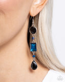 Complete Charisma - Black Earrings - Paparazzi Accessories Earrings Bedazzle Me Pretty Mobile Fashion Boutique