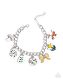 Complex Charms - Yellow Bracelet - Paparazzi Accessories Bracelet Bedazzle Me Pretty Mobile Fashion Boutique