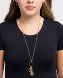 Con Amore - Gold Lanyard - Paparazzi Accessories Lanyard Bedazzle Me Pretty Mobile Fashion Boutique