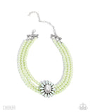 Conscious Chic - Green Complete Look  - Paparazzi Accessories Bedazzle Me Pretty Mobile Fashion Boutique