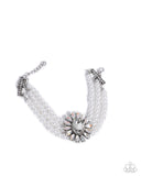 Conscious Chic - White Complete Look  - Paparazzi Accessories Bedazzle Me Pretty Mobile Fashion Boutique